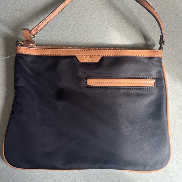 Tutilo New York Black Nylon Wristlet Pouch Mini Purse - Picture 1 of 8